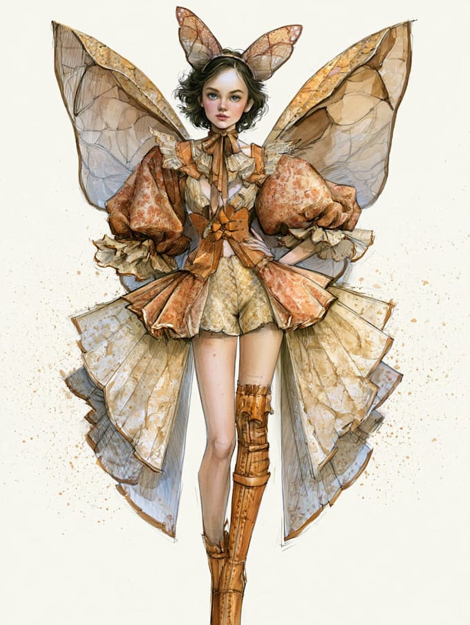 draw a fashion illustration