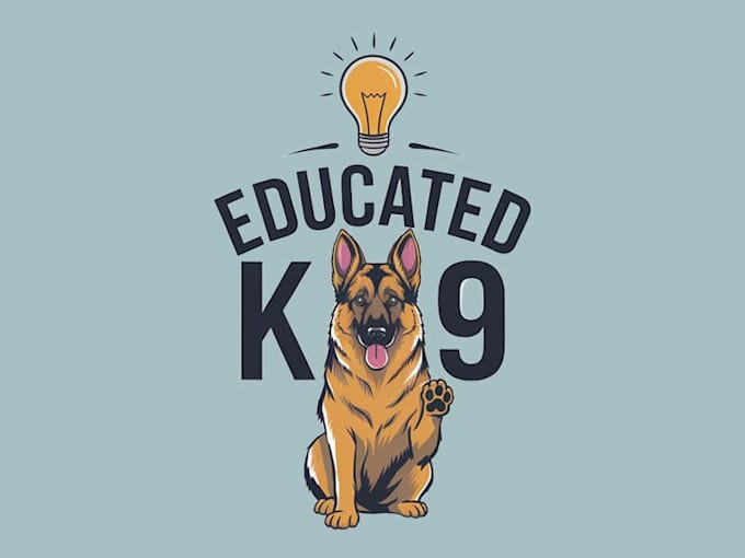 design a modern dog security logo