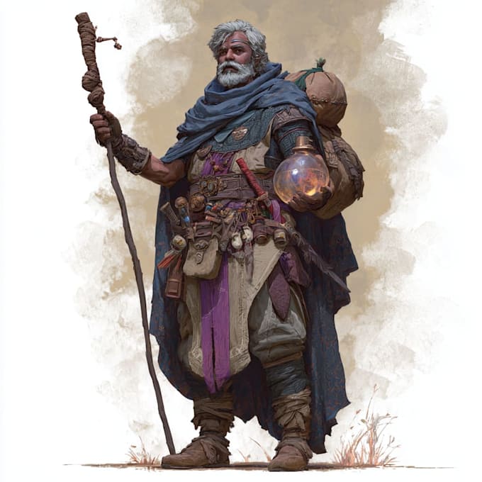do fantasy dnd character art