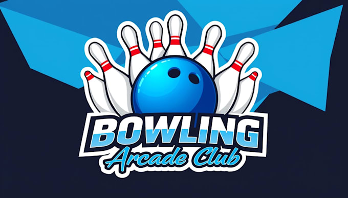 make an amazing bowling ball mascot logo in 12 hours