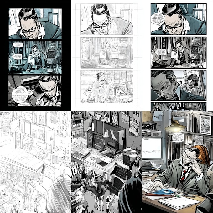 do manga pages comic book pages