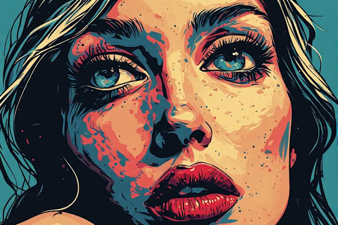 do creative pop art illustrations