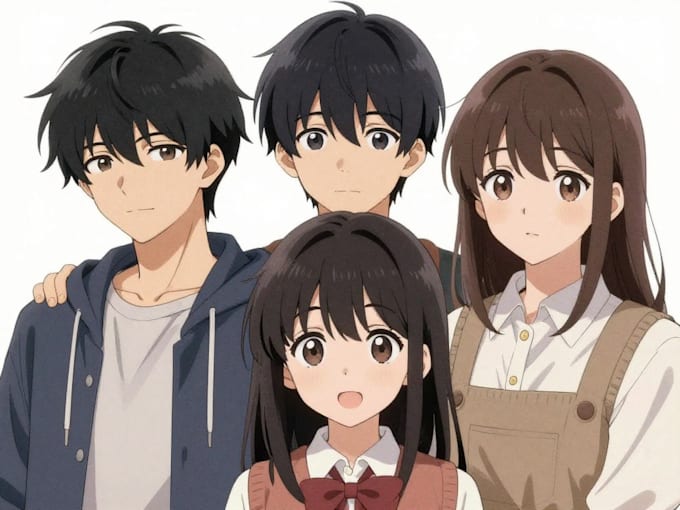 draw anime style characters commission