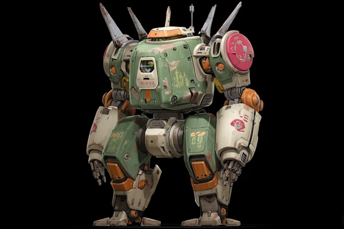 illustrate your mecha, robot and armored characters