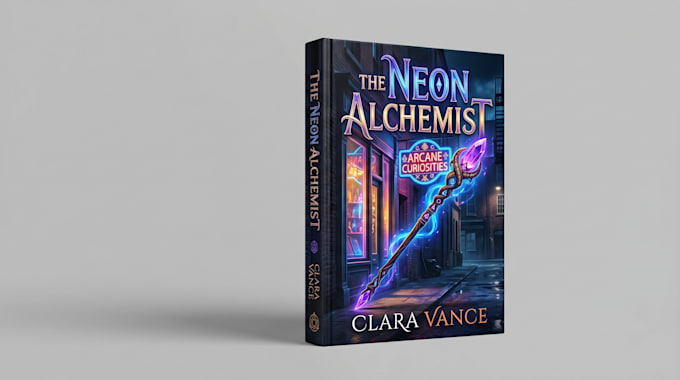 create a professional custom urban fantasy cover for you