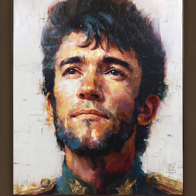 create oil painting digital oil painting