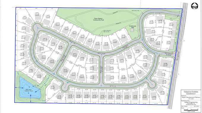 create subdivision maps, plot plans,  real estate property development maps