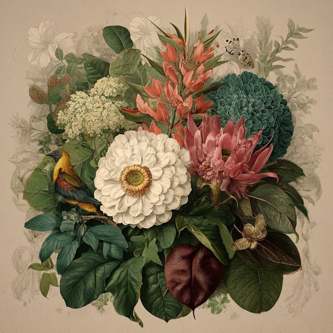 draw a botanical illustration