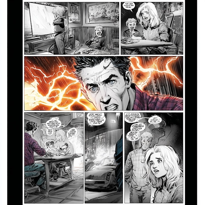 comic book art graphic illustration comic page comic cover