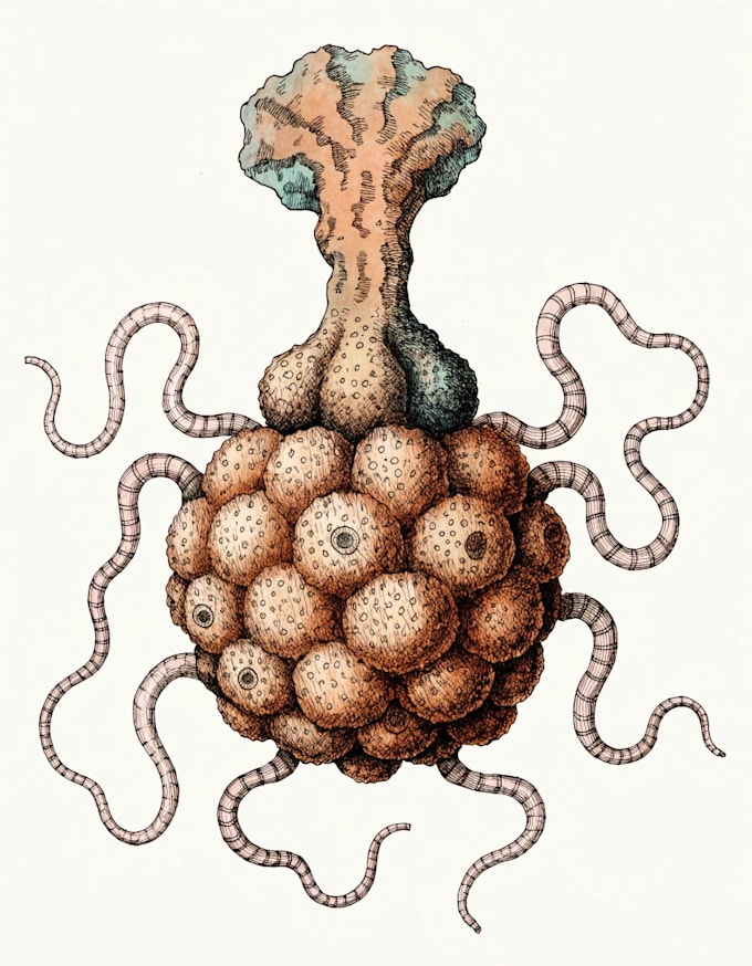 create draw a scientific illustration