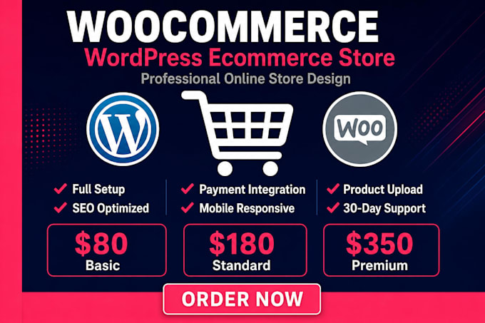 build woocommerce wordpress ecommerce business website online store design