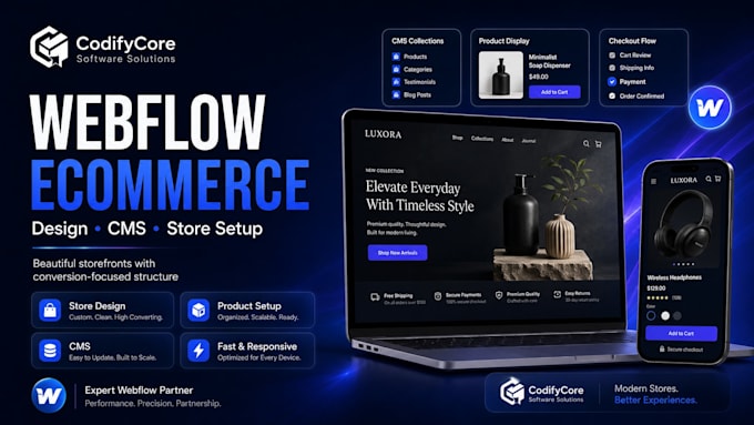 design and develop your webflow website
