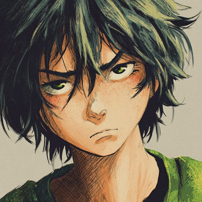 draw a character in manga style