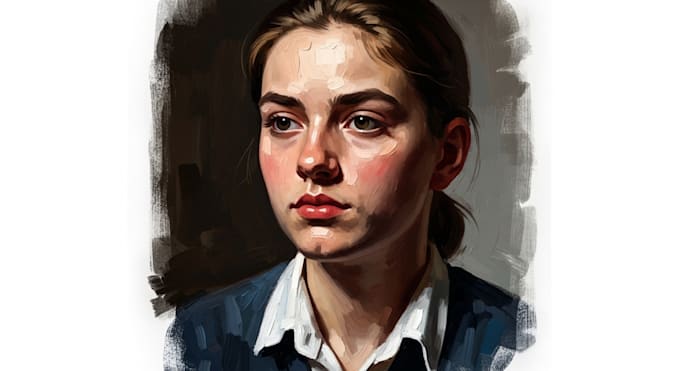 draw digital oil painting