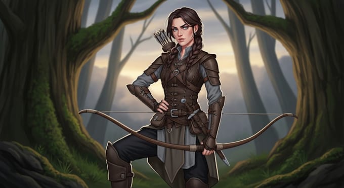 make semi realistic character design