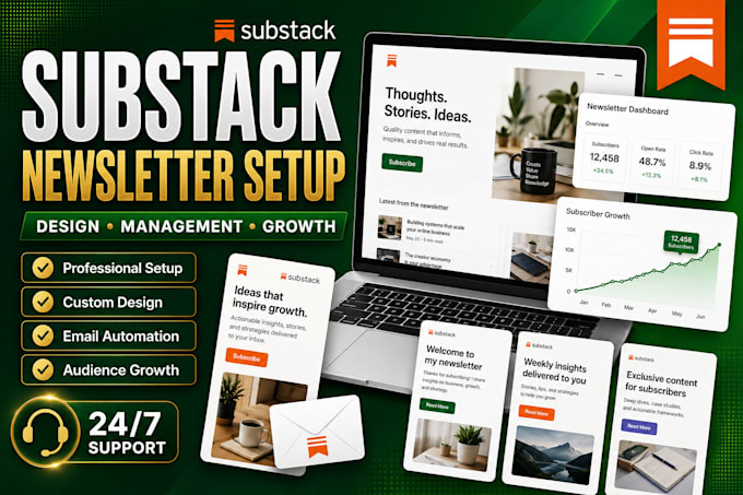 setup and manage your substack newsletter