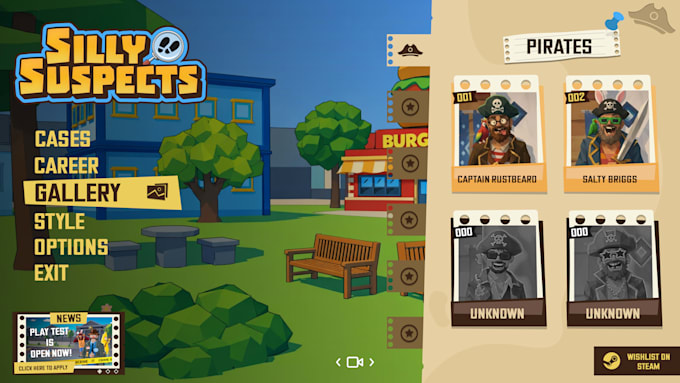 create professional game UI UX design for your game