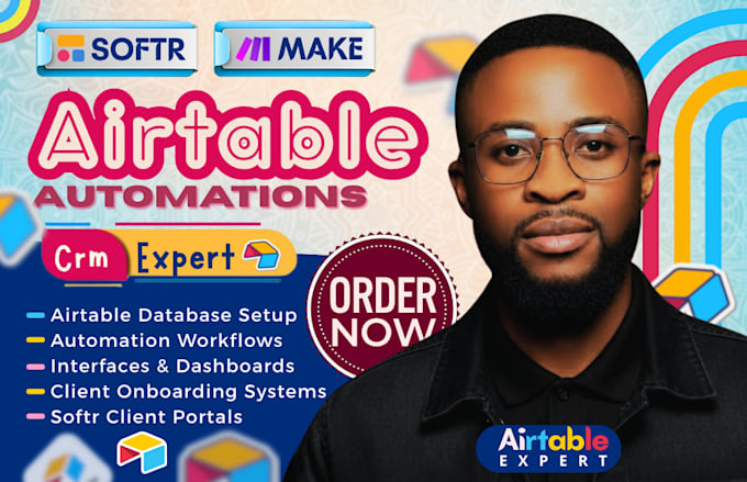 setup airtable automation, airtable dashboard, softr workflow airtable interface