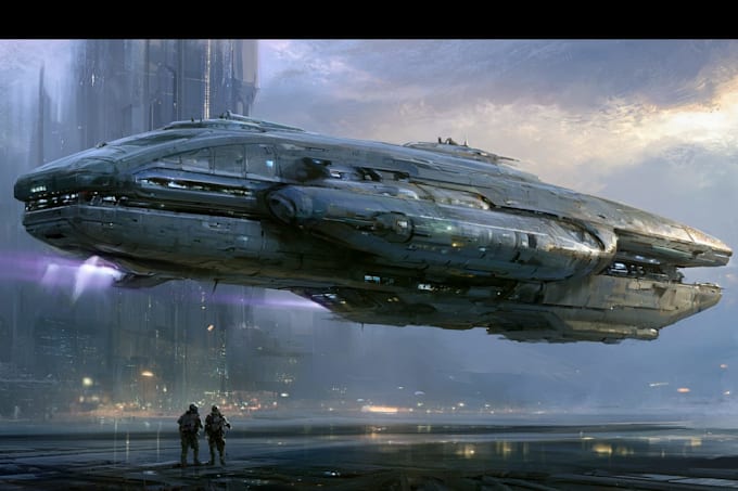 spaceship concept art for you