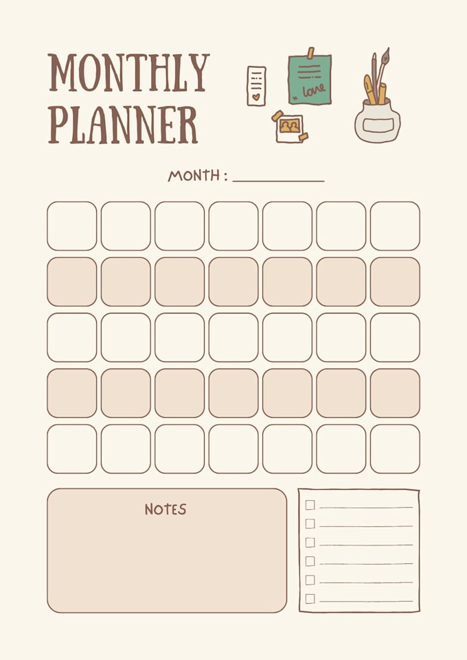 design custom digital planners and journals for you