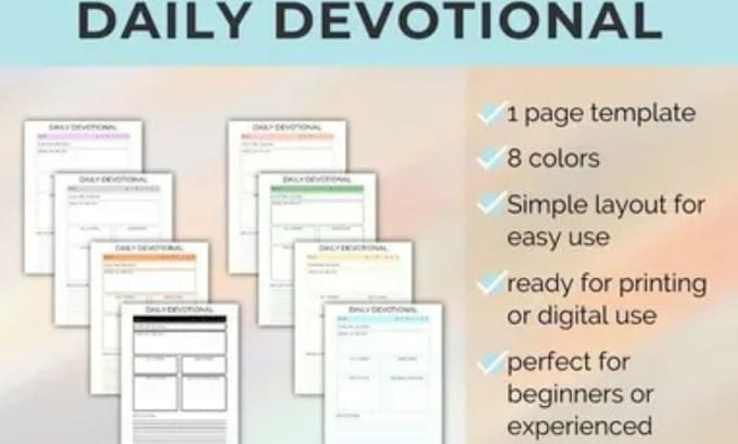 design christian prayer journal, devotional workbook, faith planner,bible study