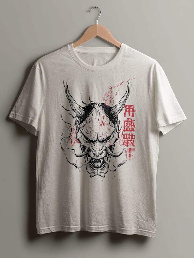 Create stunning japanese style tattoo t shirt design by Biancaausti ...
