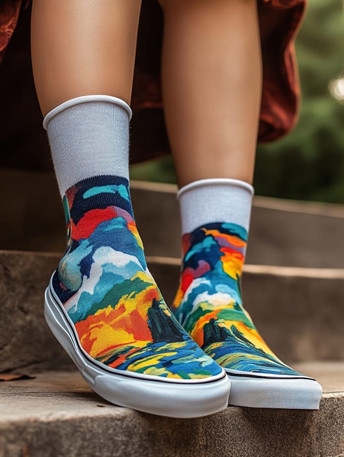 design a unique socks design