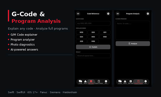 ios application for you and web pages with backend
