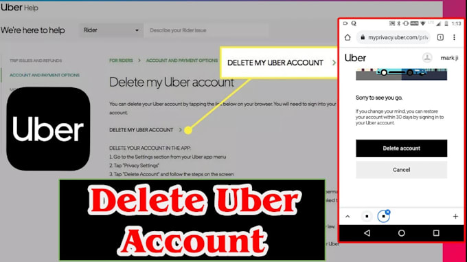 uber appeal for account reactivation