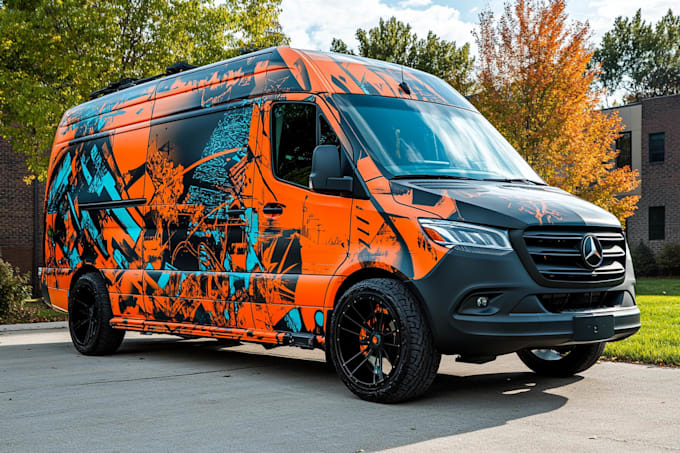 create itasha car wrap design, racing car wrap design