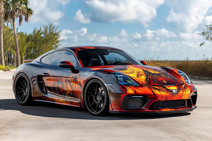 design professional car wrap, van wrap