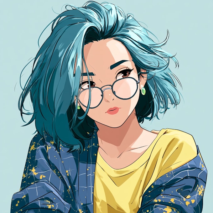 draw you an anime art style characters