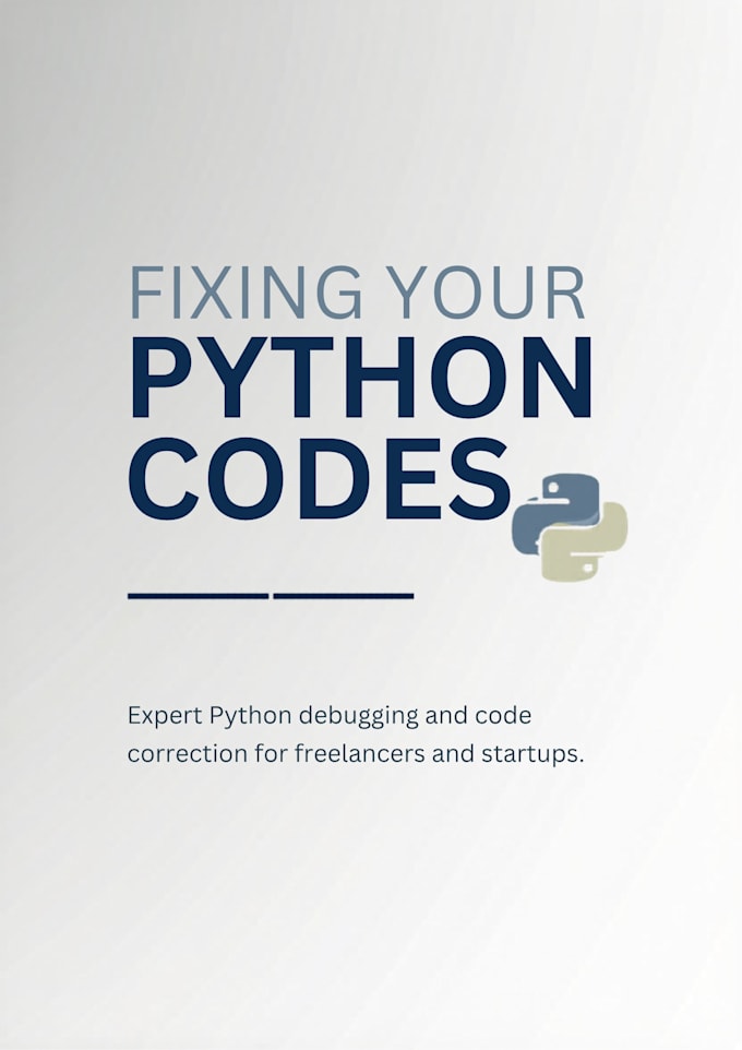 fix, debug, and optimize your ai generated python code