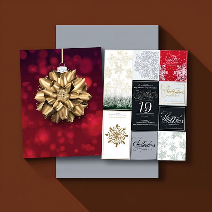family christmas greeting card