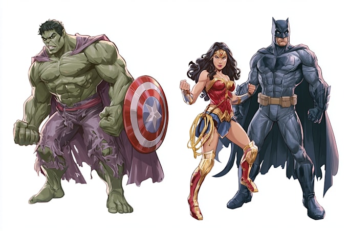 do a superhero comic