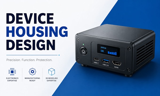design a professional pcb enclosure for your electronic product
