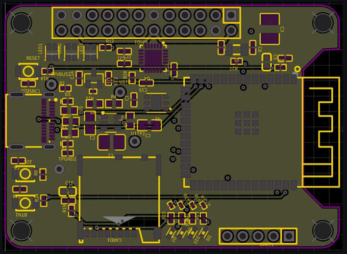 design esp32 stm32 lora wifi bluetooth iot pcb with firmware
