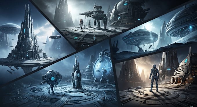 do sci fi illustration and sci fi illustration