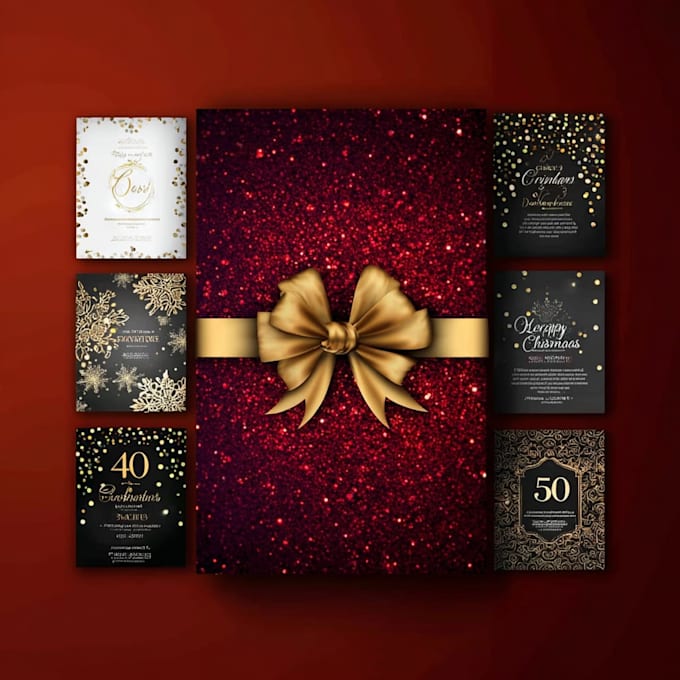 create a custom christmas card