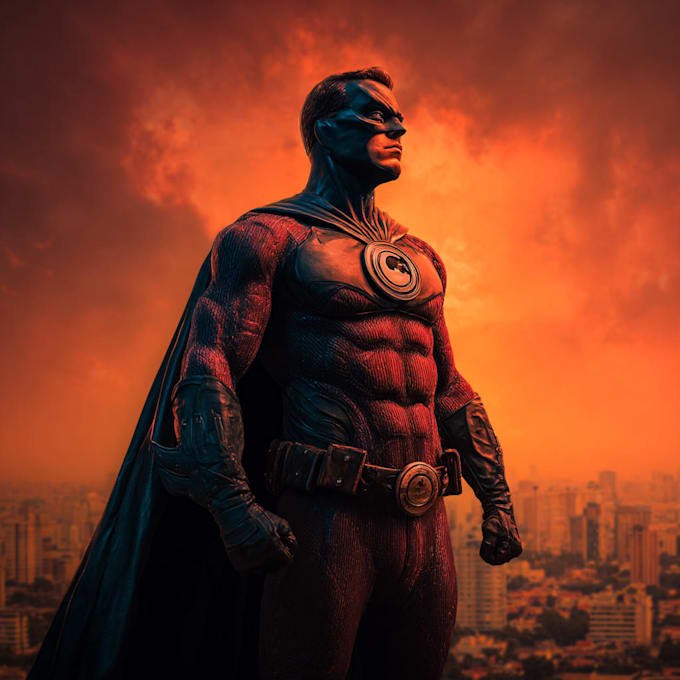 superhero character for comics