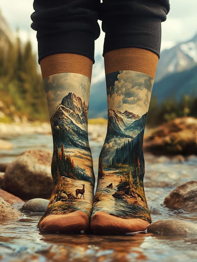 design custom and unique socks design