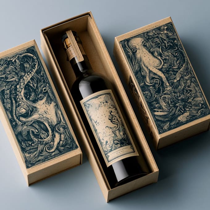 design a premium supplement product label packaging