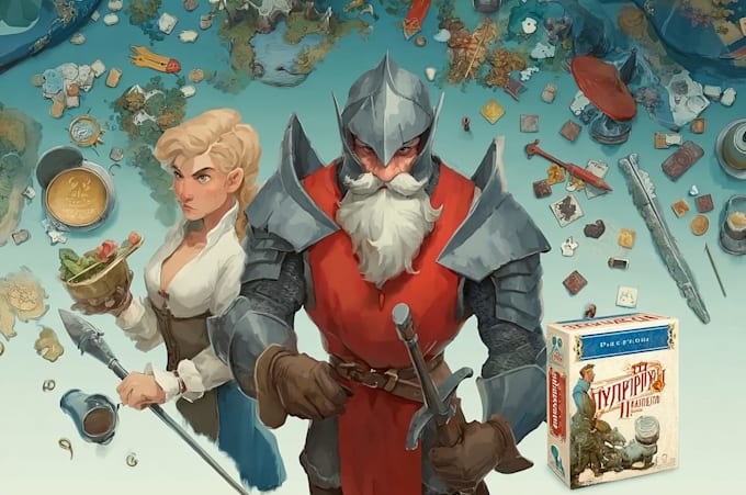 illustrate and design your board game