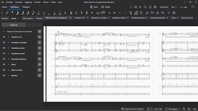 format your score on musescore