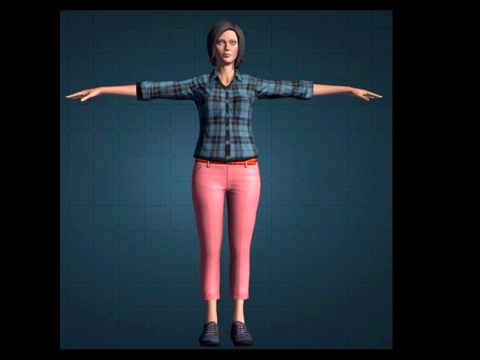 Make A 3d Person With Animation If Needed By Placebo101