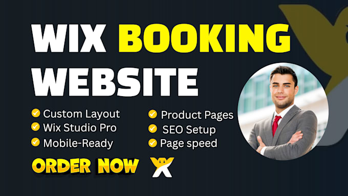 design wix for booking website