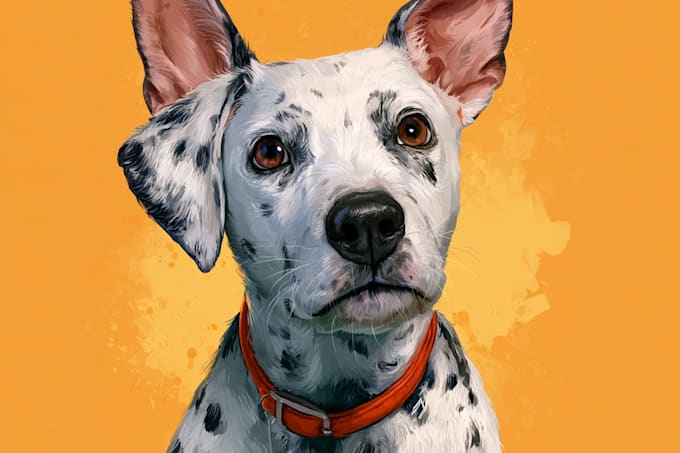 draw an awesome pet cartoon portrait
