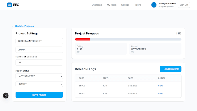 create a responsive react website for your business