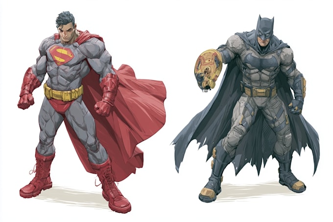 superhero character for comics