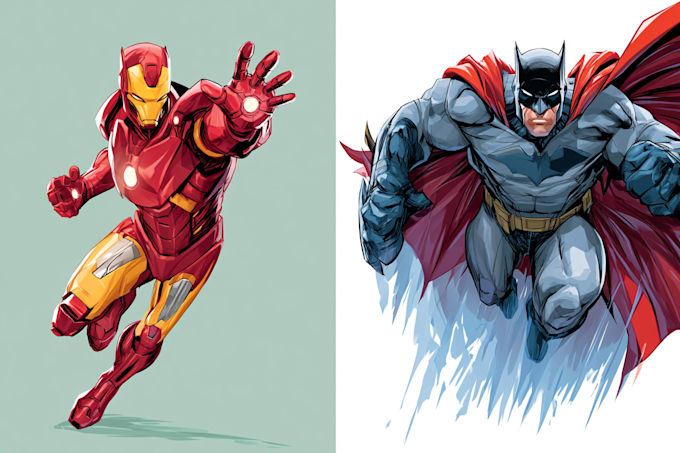 do a superhero comic